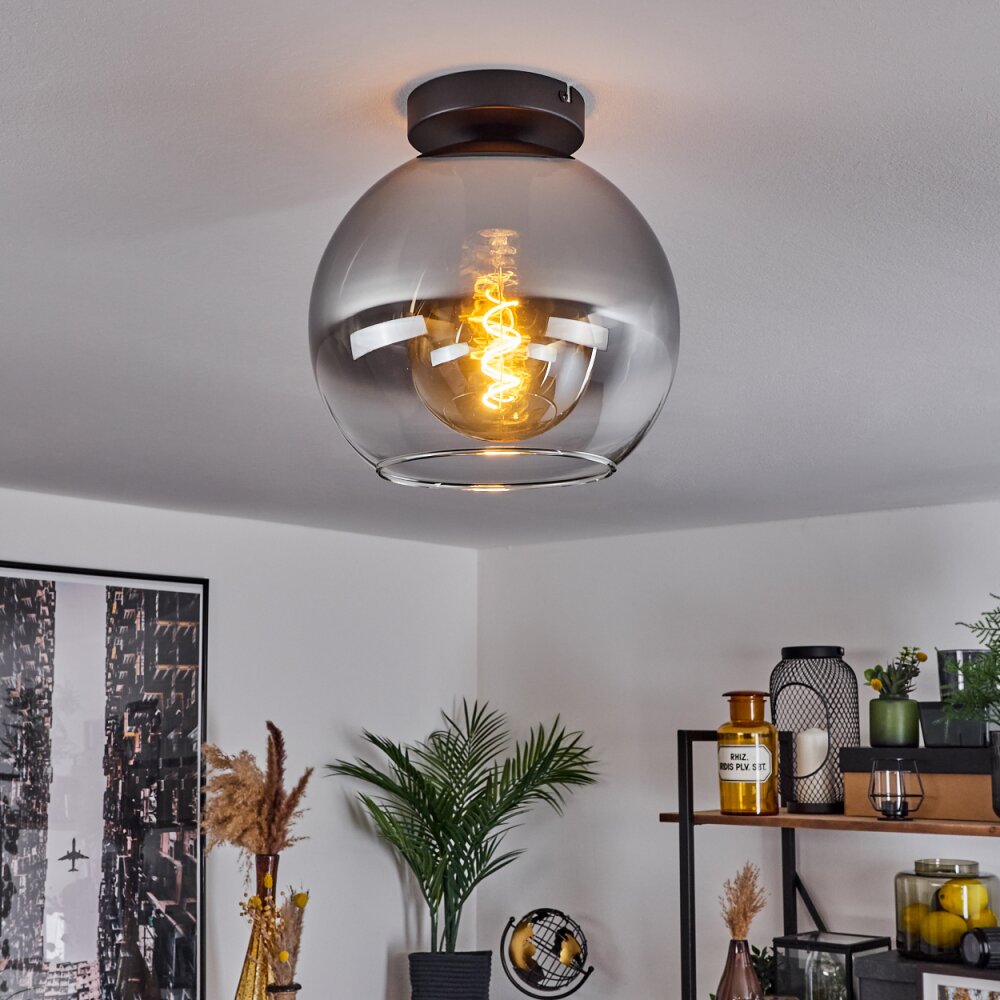 Koyoto Taklampa 25 cm Klart, Rökfärger, 1-ljuskällor main product photo