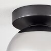 Koyoto Taklampa 15 cm Krom, Rökfärger, 1-ljuskällor