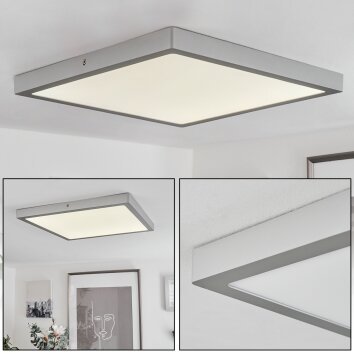 Finsrud Taklampa, Panel LED Silver, 1-ljuskällor