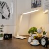 Chozendo Bordslampa, Läslampa LED Vit, 1-ljuskällor