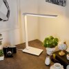 Chozendo Bordslampa, Läslampa LED Vit, 1-ljuskällor