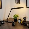 Chozendo Bordslampa, Läslampa LED Svart, 1-ljuskällor