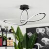 Zibreira Taklampa LED Svart, 1-ljuskällor, Fjärrkontroll