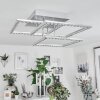Serranos Taklampa LED Aluminium, 1-ljuskällor