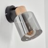 Covelas Vägglampa, Väggspotlight Naturfärger, Svart, 1-ljuskällor