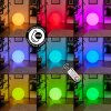 Idual Diana kullampa, Golvlampa LED Nickel matt, 1-ljuskällor, Fjärrkontroll, Färgväxlare