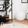Idual Diana kullampa, Golvlampa LED Nickel matt, 1-ljuskällor, Fjärrkontroll, Färgväxlare