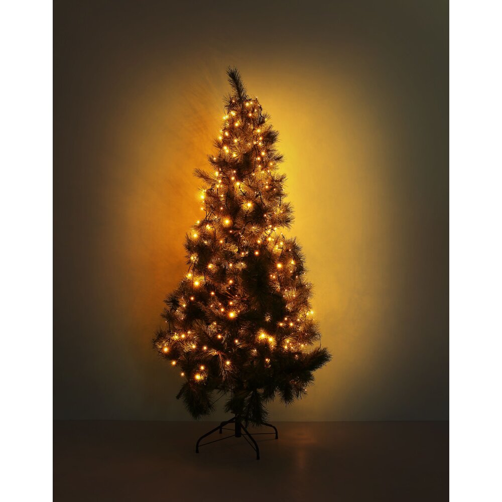 Globo DEKO Ljuskedja LED Svart, 300-ljuskällor main product photo