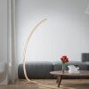 Paul Neuhaus Q-Serie Q-VITO Golvlampa, Läslampa, Båglampor LED Mässing, 1-ljuskällor, Fjärrkontroll