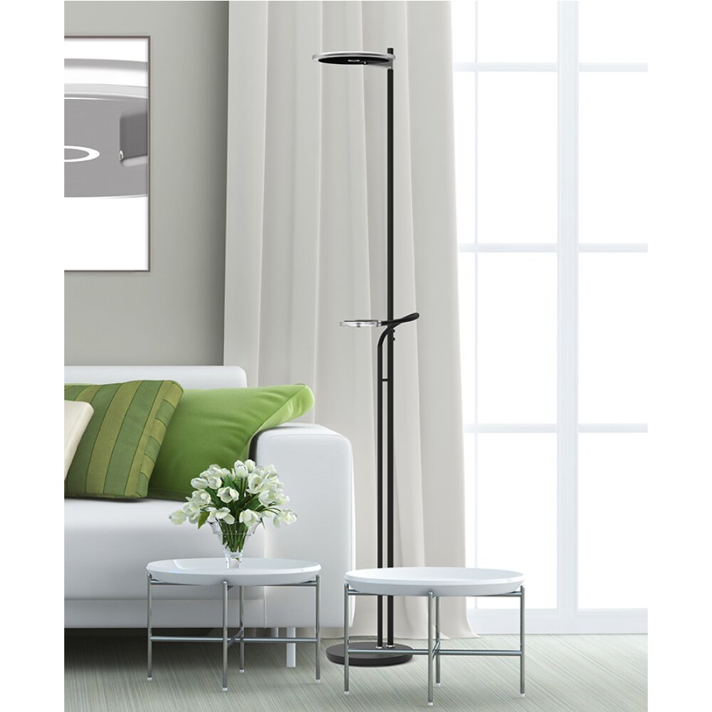 Steinhauer Turound strålkastare, Golvlampa LED Svart, 2-ljuskällor main product photo