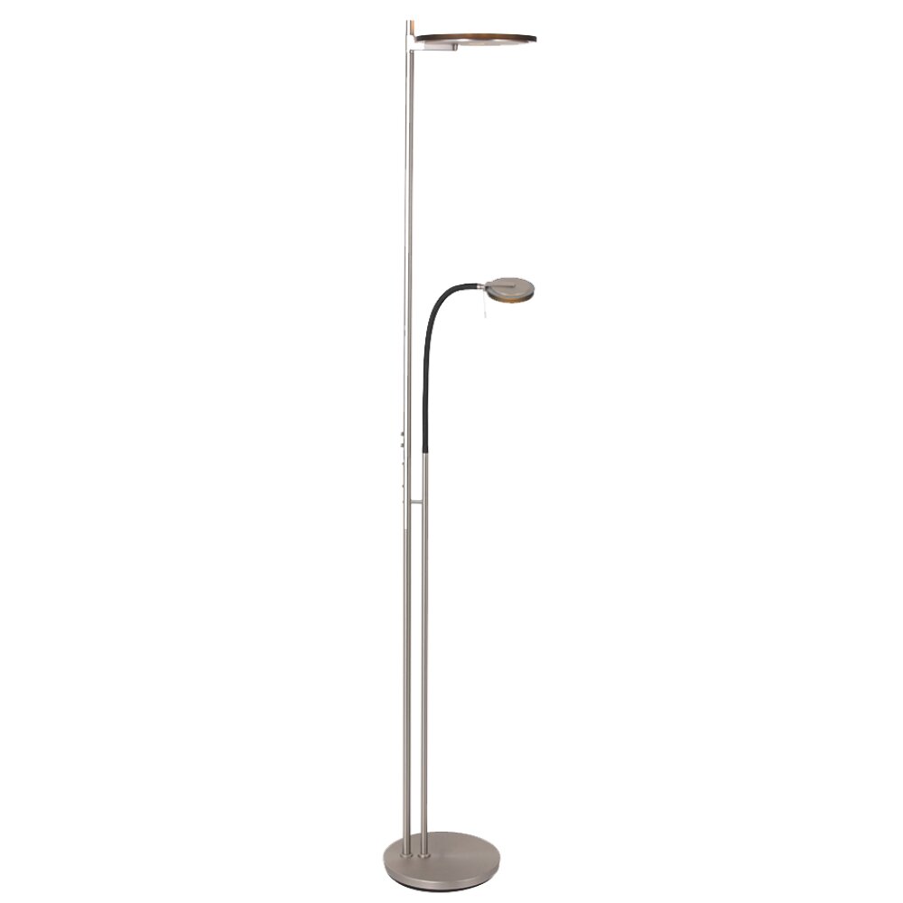 Steinhauer Turound strålkastare, Golvlampa LED Stål borstat, 2-ljuskällor main product photo