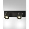 Fabas Luce Modo Vägglampa, Väggspotlight Svart, 2-ljuskällor