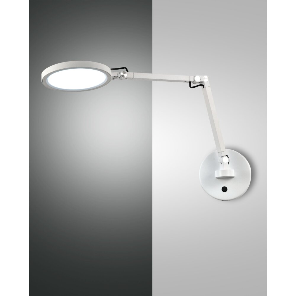 Fabas Luce Regina Vägglampa, Läslampa LED Vit, 1-ljuskällor main product photo
