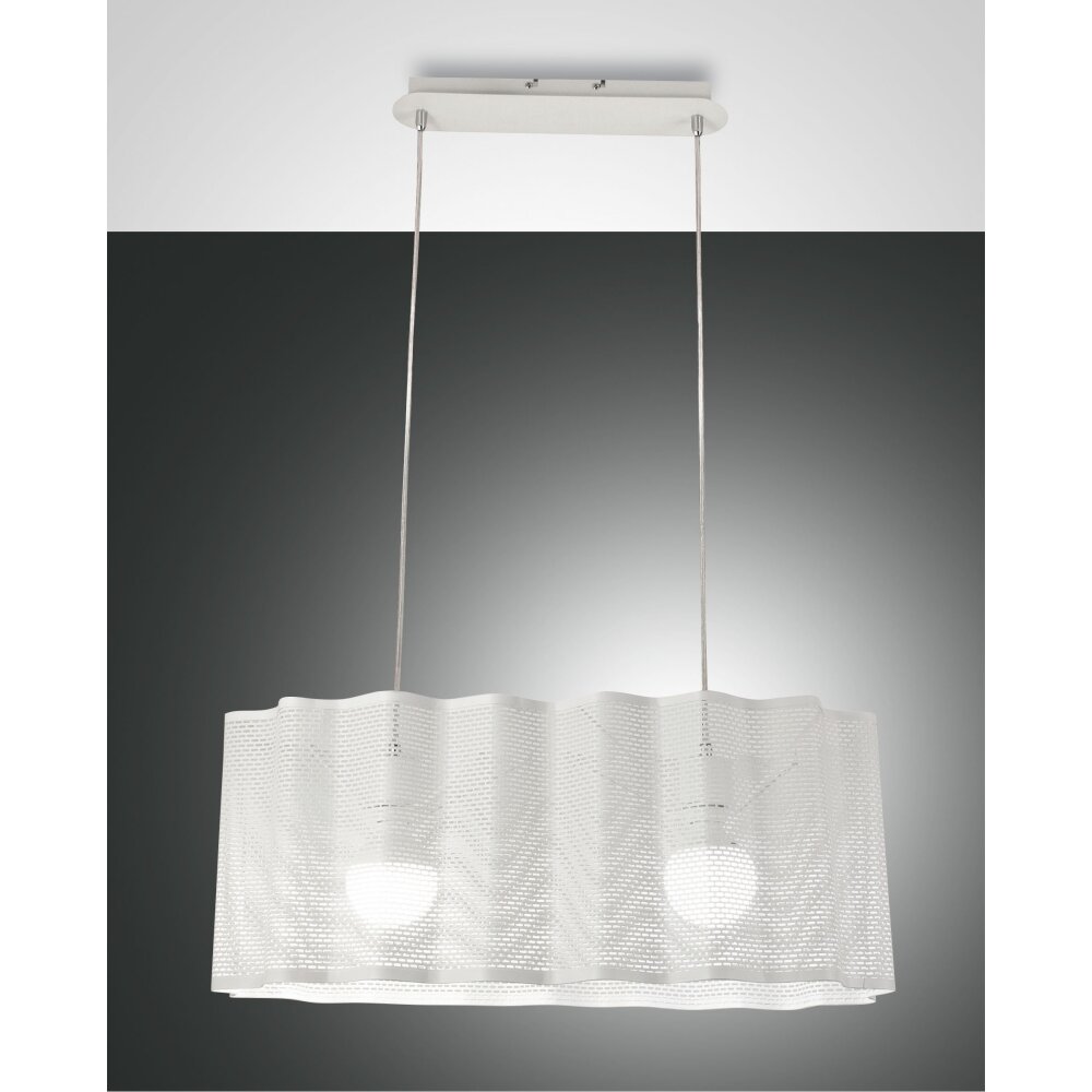 Fabas Luce Glicine Pendelbelysning Vit, 2-ljuskällor main product photo
