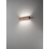Fabas Luce Hazel Vägglampa LED Trä mörkt, Svart, 1-ljuskällor