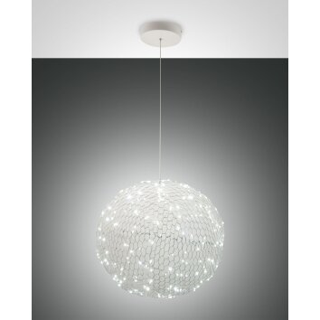 Fabas Luce Sumter Pendelbelysning LED Vit, 1-ljuskällor
