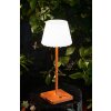 Fabas Luce Adam Bordslampa utomhus LED Orange, 1-ljuskällor