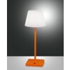 Fabas Luce Adam Bordslampa utomhus LED Orange, 1-ljuskällor