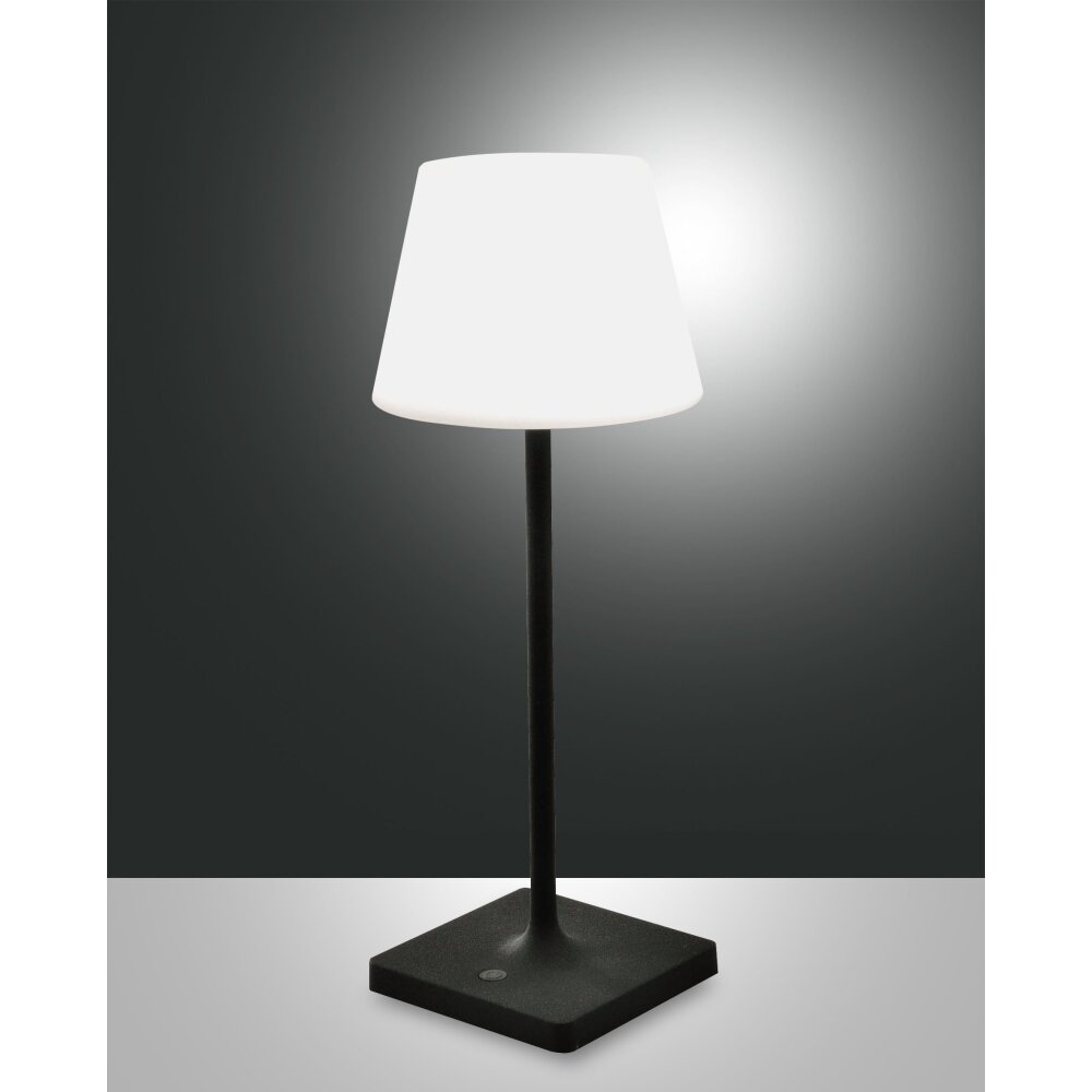 Fabas Luce Adam Bordslampa utomhus LED Grått, 1-ljuskällor main product photo