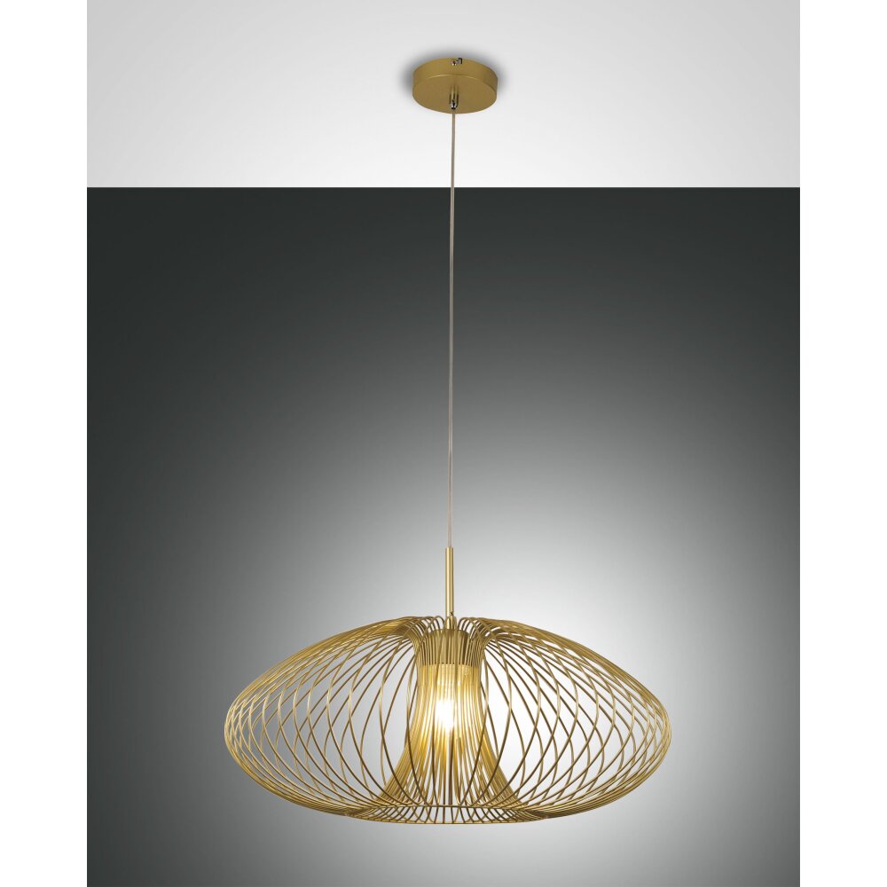 Fabas Luce Fassa Pendelbelysning Guld, 1-ljuskällor main product photo