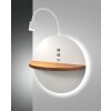 Fabas Luce Dual Vägglampa, Läslampa LED Naturfärger, Vit, 2-ljuskällor