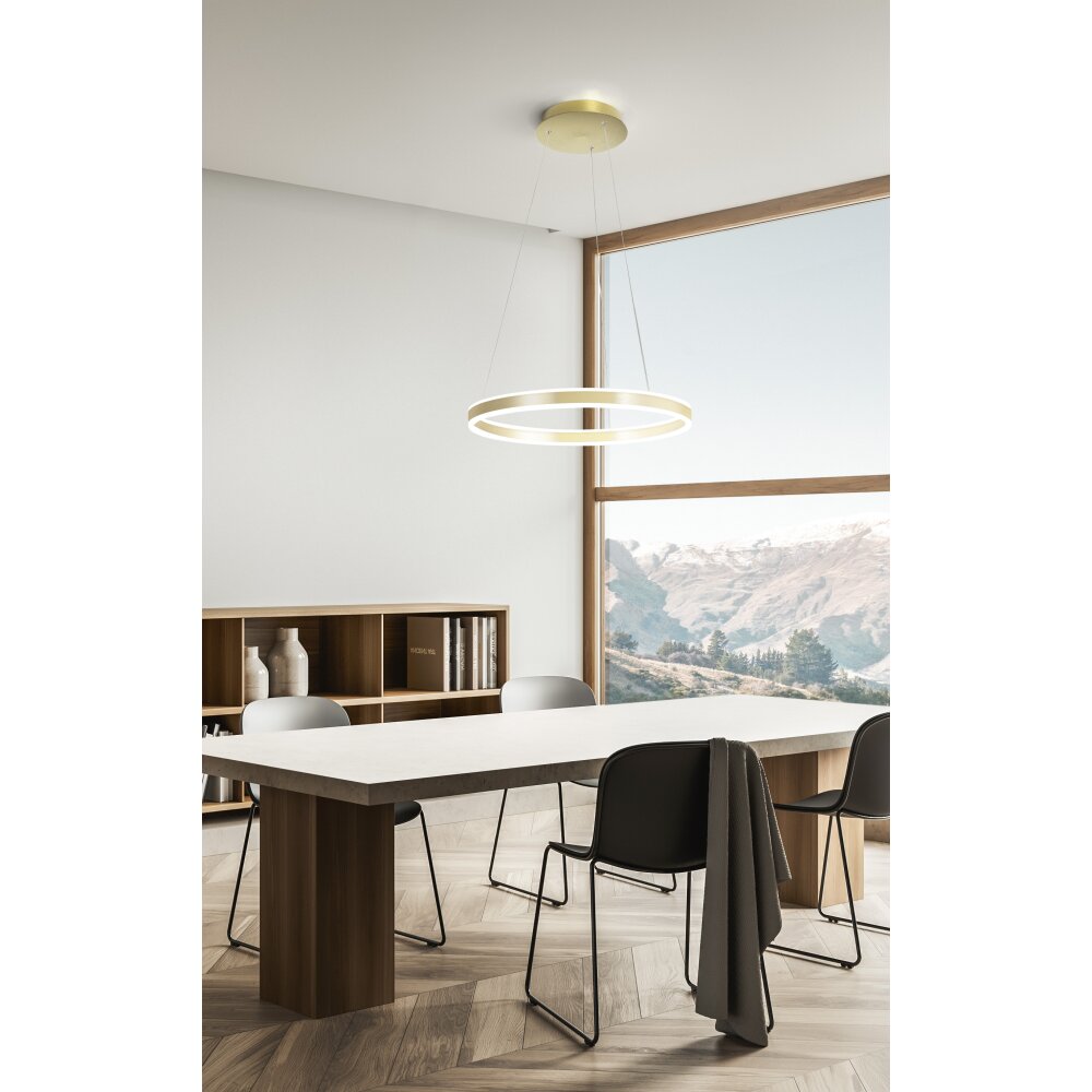 Fabas Luce Palau Pendelbelysning LED Guld, 1-ljuskällor main product photo