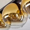 Koyoto Taklampa 30 cm Guld, Klart, 4-ljuskällor