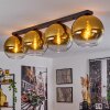 Koyoto Taklampa 30 cm Guld, Klart, 4-ljuskällor