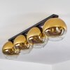 Koyoto Taklampa 30 cm Guld, Klart, 4-ljuskällor