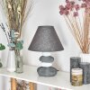 Palmela Bordslampa Grått, Vit, 1-ljuskällor