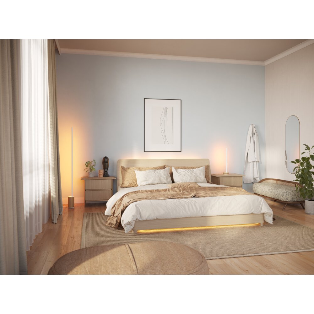 Philips Lampor Oak Golvlampa LED Naturfärger, Vit, 1-ljuskällor main product photo