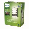 Philips Lampor Python vägglampa utomhus LED Antracit, 1-ljuskällor, Rörelsedetektor