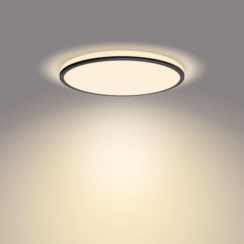 Philips Lampor Ozziet Taklampa, Panel LED Svart, Vit, 1-ljuskällor main product photo