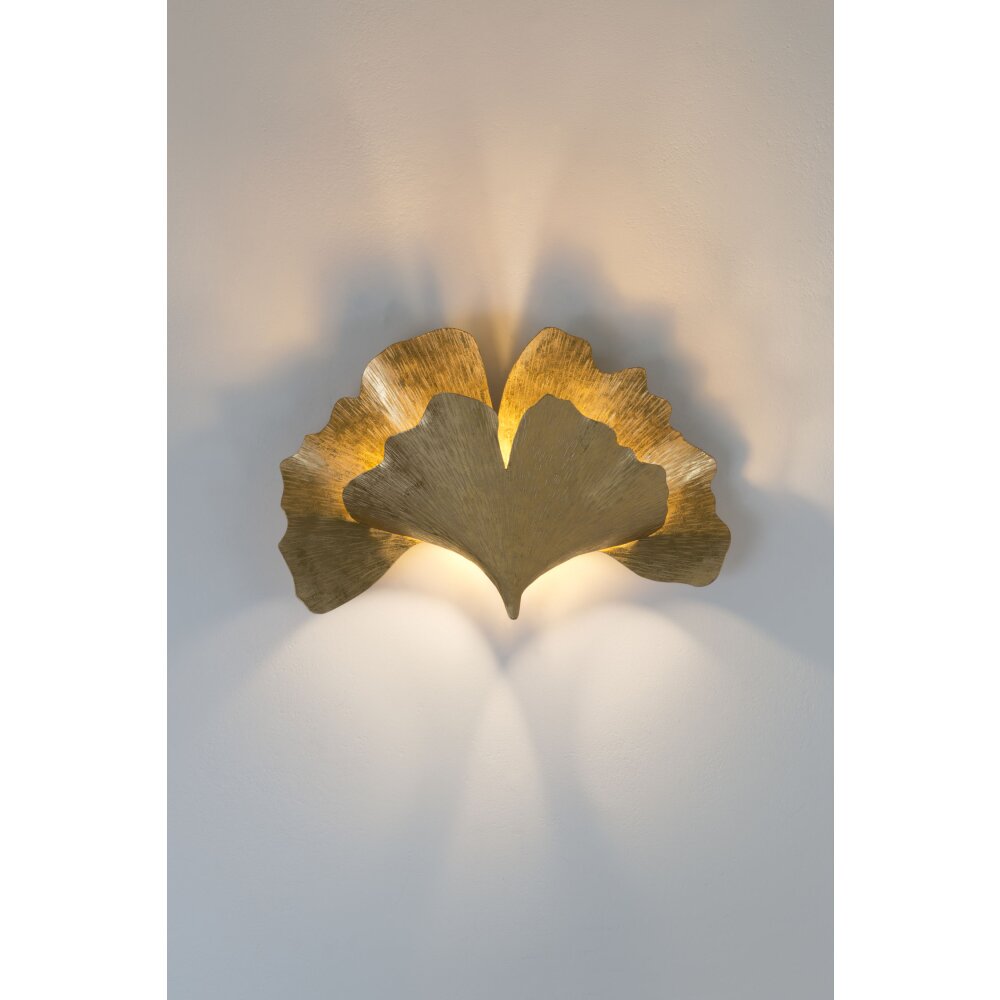Holländer GINGKO Vägglampa Guld, 2-ljuskällor main product photo