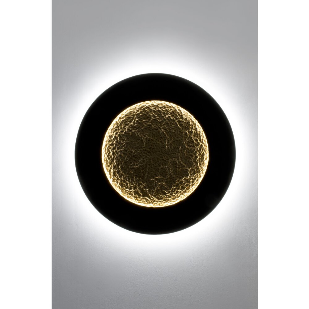 Holländer LUNA Vägglampa LED Brun, Guld, Svart, 2-ljuskällor main product photo