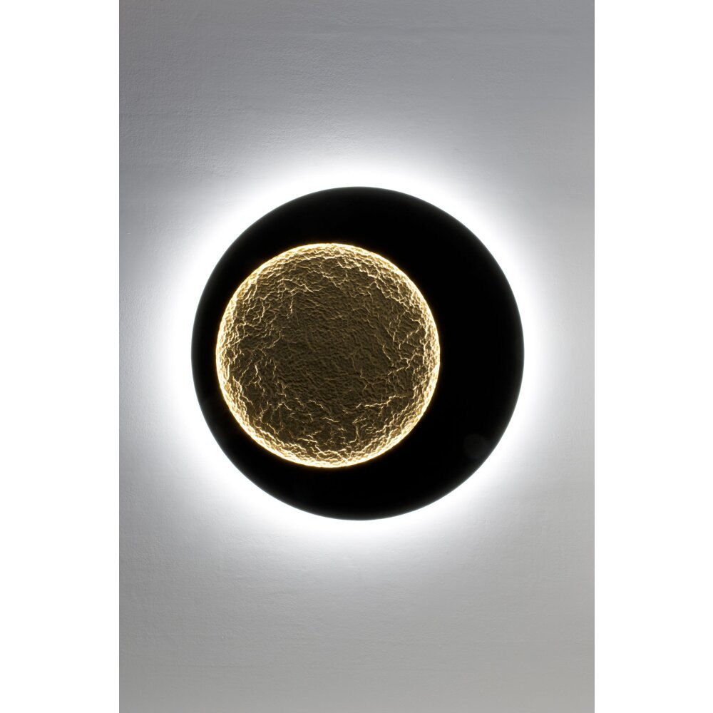Holländer PLENILUNIO Vägglampa LED Brun, Guld, Svart, 2-ljuskällor main product photo