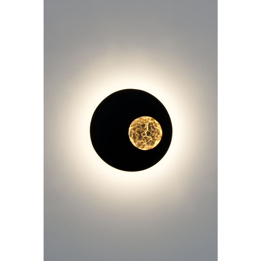 Holländer LUNA Vägglampa LED Brun, Guld, Svart, 2-ljuskällor main product photo
