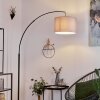 Gualdim Golvlampa, Läslampa Svart, 1-ljuskällor