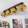 Koyoto Taklampa 25 cm Guld, Klart, 4-ljuskällor