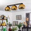 Koyoto Taklampa 30 cm Guld, Klart, 3-ljuskällor