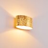 Rapar Vägglampa Krom, Guld, 1-ljuskällor