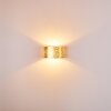 Rapar Vägglampa Krom, Guld, 1-ljuskällor