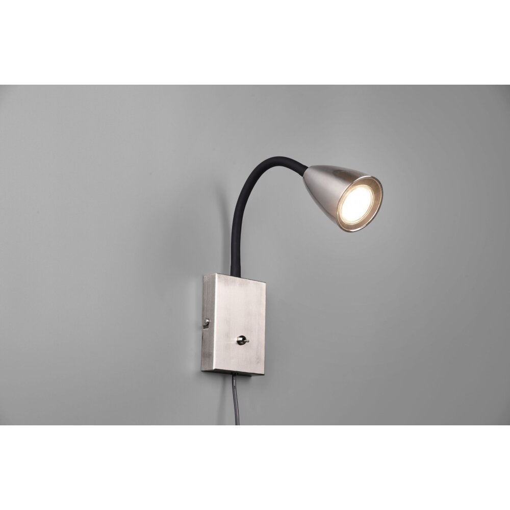 Trio Wanda Vägglampa, Väggspotlight Nickel matt, 1-ljuskällor main product photo