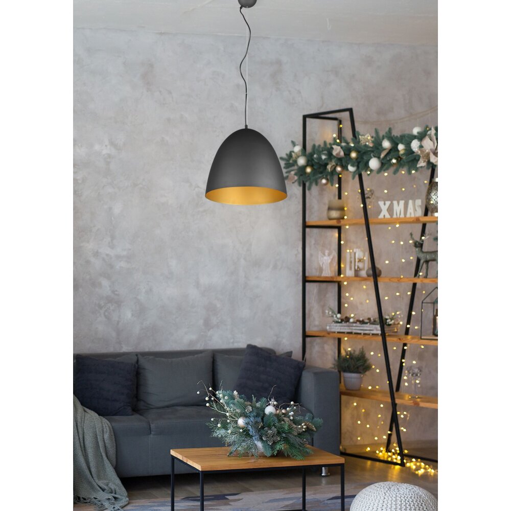Reality Tilda Pendelbelysning Svart-guld, 1-ljuskällor main product photo