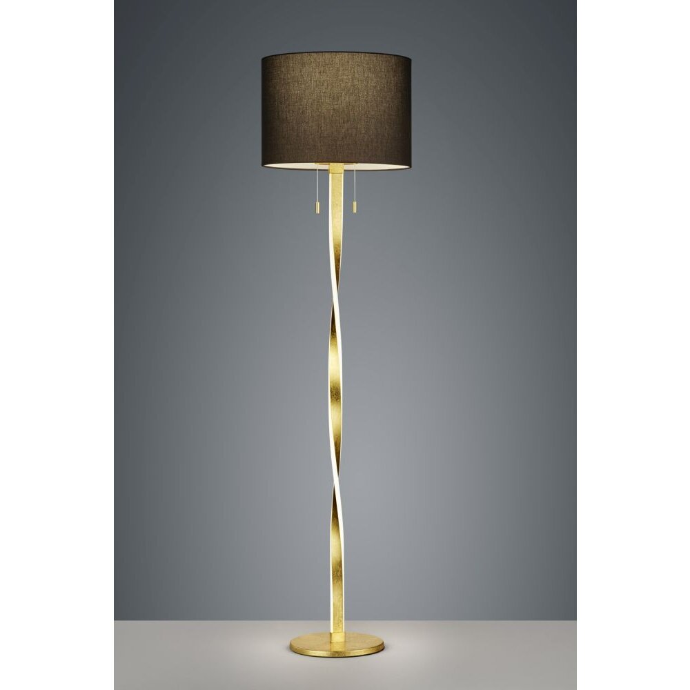 Trio NANDOR Golvlampa LED Guld, 3-ljuskällor main product photo
