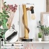 Riekje Bordslampa Naturfärger, Svart, 1-ljuskällor