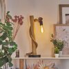 Riekje Bordslampa Naturfärger, Svart, 1-ljuskällor