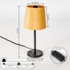 Frandina Bordslampa Gul, Guld, 1-ljuskällor