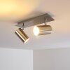 Zuoz Taklampa, Takstrålkastare Nickel matt, 2-ljuskällor