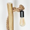 Riekje Golvlampa Naturfärger, Svart, 1-ljuskällor